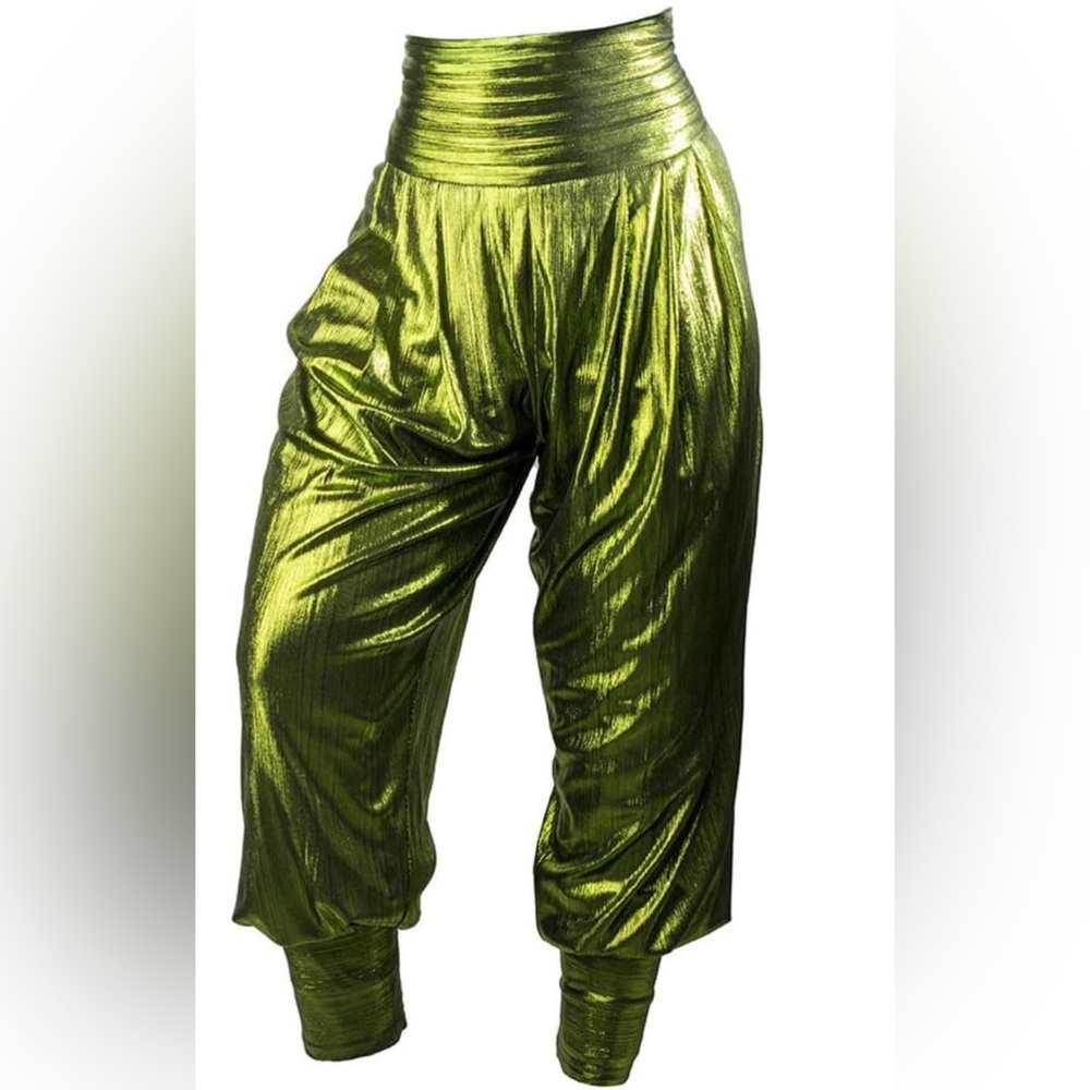 Studio 54 Metallic Green Pants (pants only)